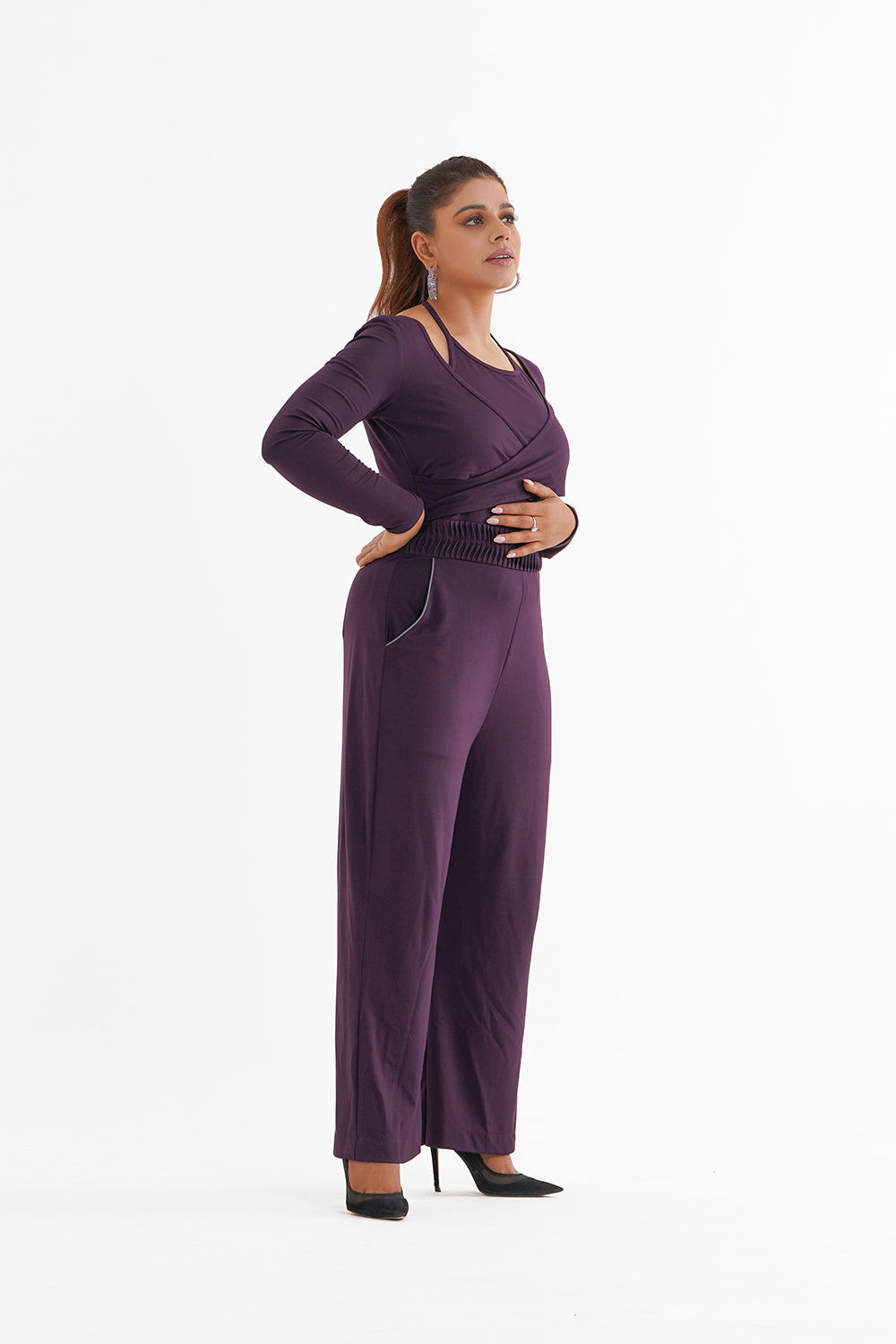 Violet Hosiery Jumpsuit